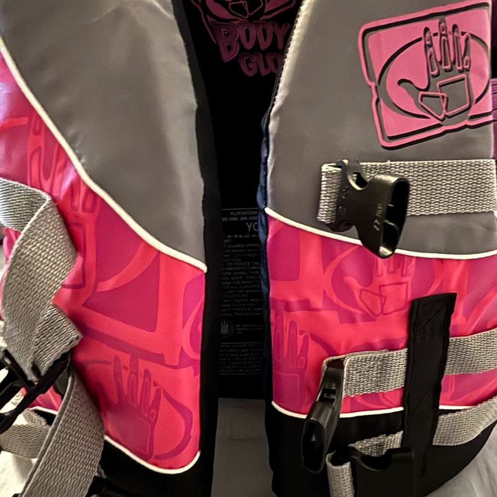 Body Glove Youth Life Vest in Black and Gray